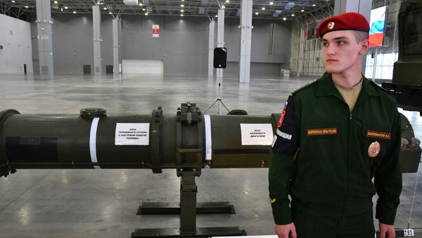 Demonstration of rocket 9M729 for military attaches - Sputnik International