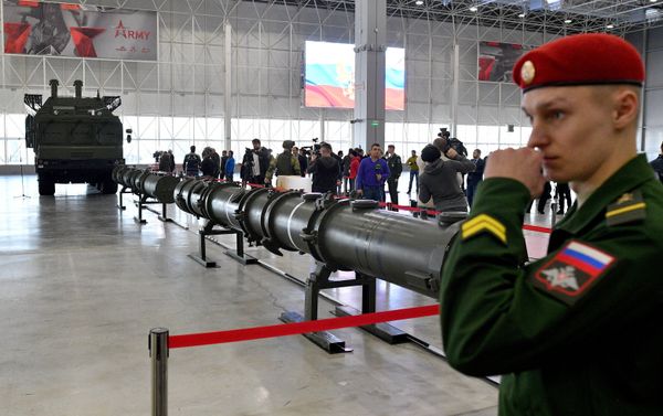 Demonstration of rocket 9M729 for military attaches Demonstration of rocket 9M729 for military attaches - Sputnik International