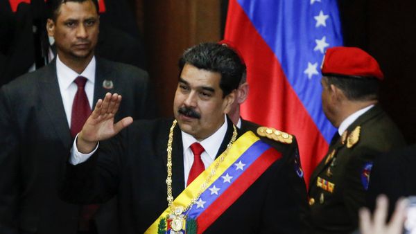 The President of Venezuela, Nicolas Maduro, before starting his speech at the headquarters of the Supreme Court of Venezuela. The President of Venezuela, Nicolas Maduro, before starting his speech at the headquarters of the Supreme Court of Venezuela. - Sputnik International