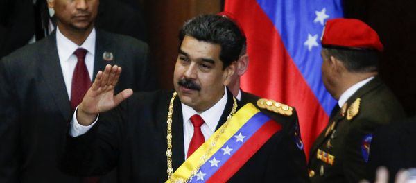 The President of Venezuela, Nicolas Maduro, before starting his speech at the headquarters of the Supreme Court of Venezuela. - Sputnik International