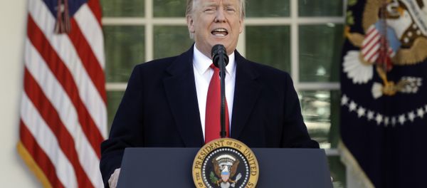 President Donald Trump speaks in the Rose Garden of the White House, Friday, Jan 25, 2019, in Washington. - Sputnik International