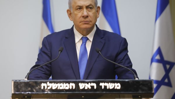 Israeli Prime minister Netanyahu prepares to deliver a statement at the Israeli Parliament (Knesset) in Jerusalem, ahead of UN the Security Council discussion on Hezbollah's tunnels into Israel, on December 19, 2018 Israeli Prime minister Netanyahu prepares to deliver a statement at the Israeli Parliament (Knesset) in Jerusalem, ahead of UN the Security Council discussion on Hezbollah's tunnels into Israel, on December 19, 2018 - Sputnik International