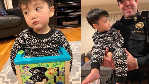 Tot in a Box! New Jersey Officer Rescues Boy Wedged in Toy - Sputnik International