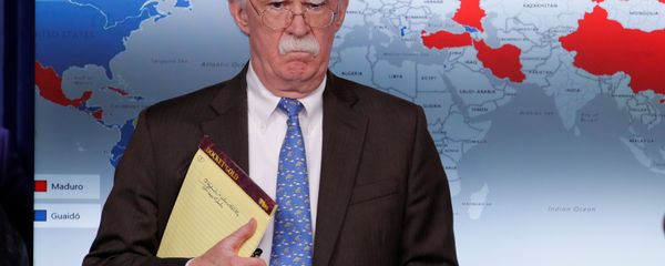 U.S. National Security Adviser John Bolton arrives to address reporters as the Trump administration announces economic sanctions against Venezuela and the Venezuelan state owned oil company Petroleos de Venezuela (PdVSA) during a press briefing at the White House in Washington, U.S., January 28, 2019 - Sputnik International