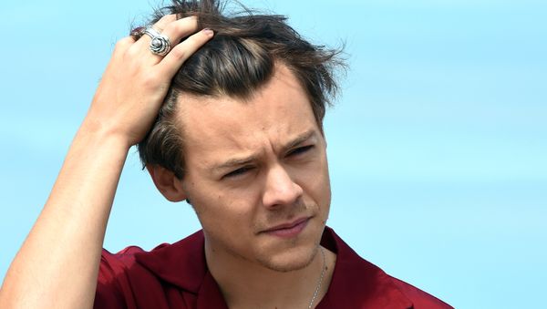British singer, songwriter and actor Harry Styles poses on July 16, 2017, during a photo-call in Dunkirk, ahead of the release of the movie Dunkirk on July 19, 2017.  - Sputnik International