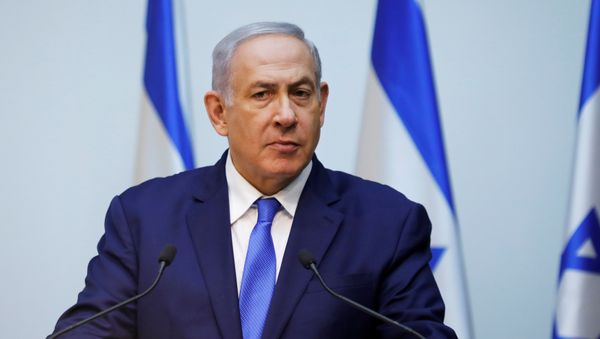 Israeli Prime Minister Benjamin Netanyahu speaks at the Knesset Israeli Prime Minister Benjamin Netanyahu speaks at the Knesset - Sputnik International