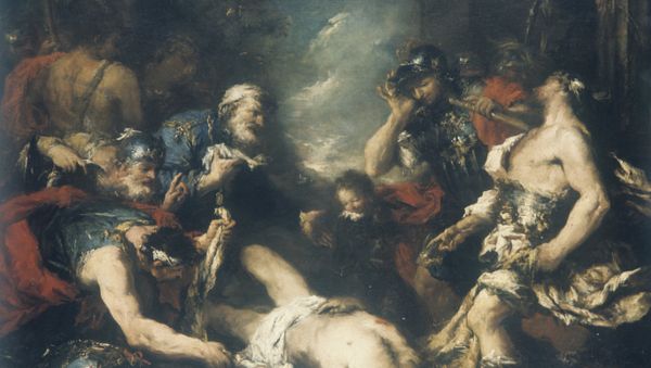 Итальянская живопись XVII - XVIII веков. Александр Македонский у тела убитого царя Дария. Художник Франческо Гварди. - Sputnik International