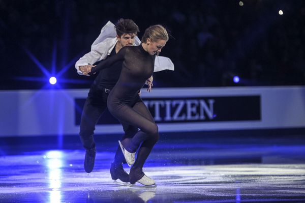 Alexandra Stepanova and Ivan Bukin During European Championship for Figure Skaters in Minsk Alexandra Stepanova and Ivan Bukin During European Championship for Figure Skaters in Minsk - Sputnik International