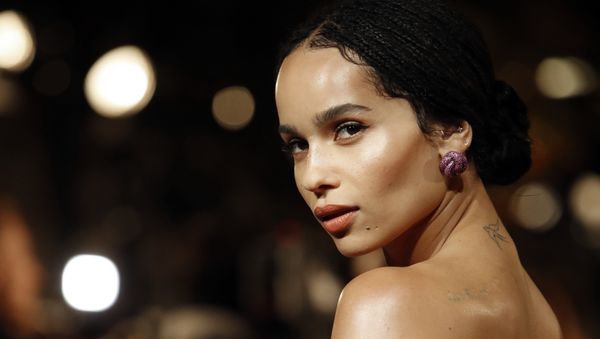 Actress Zoe Kravitz poses at the world premiere of the film Fantastic Beasts: The Crimes of Grindelwald in Paris, Thursday, Nov. 8, 2018. - Sputnik International