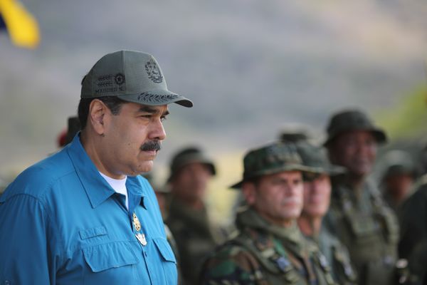 Venezuelan President Nicolas Maduro attends a military exercise in Turiamo, Venezuela February 3, 2019. - Sputnik International