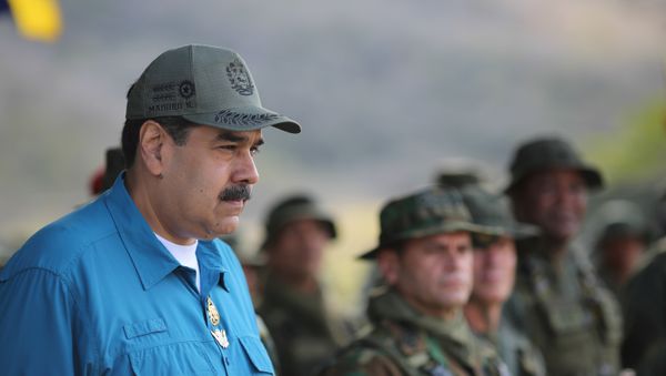 Venezuelan President Nicolas Maduro attends a military exercise in Turiamo, Venezuela, February 3, 2019 Venezuelan President Nicolas Maduro attends a military exercise in Turiamo, Venezuela, February 3, 2019 - Sputnik International
