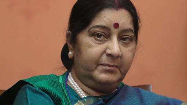 Indian Foreign Minister Sushma Swaraj - Sputnik International