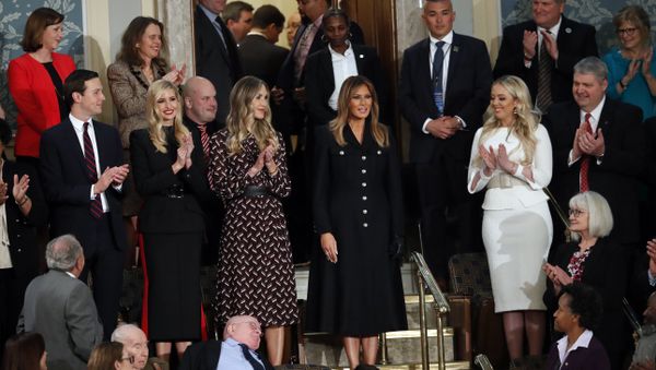 First lady Melania Trump arrives for President Donald Trump's State of the Union address to a joint session of Congress on Capitol Hill in Washington, Tuesday, Feb. 5, 2019 - Sputnik International