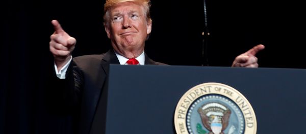 US President Donald Trump speaks at the National Prayer Breakfast - Sputnik International