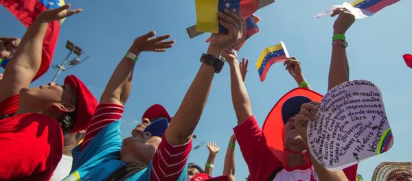 Action in support of the president of Venezuela N. Maduro Action in support of the president of Venezuela N. Maduro - Sputnik International