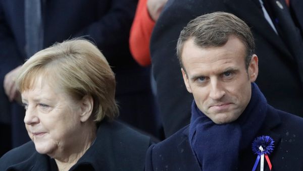French President Emmanuel Macron and German Chancellor Angela Merkel French President Emmanuel Macron and German Chancellor Angela Merkel - Sputnik International