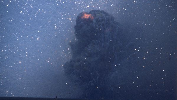 The RSD-10 rocket destroyed at the Kapustin Yar test site The RSD-10 rocket destroyed at the Kapustin Yar test site - Sputnik International