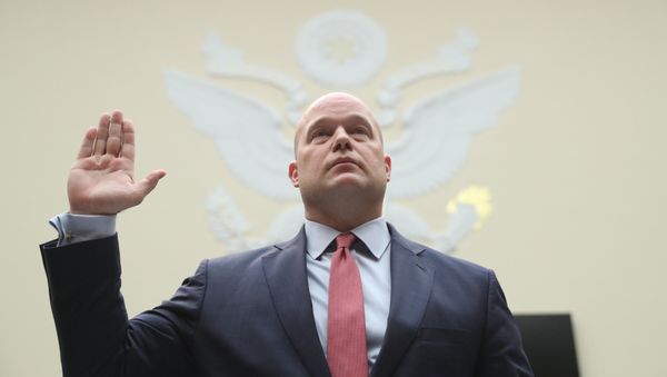 Acting Attorney General Matthew Whitaker is sworn in before the House Judiciary Committee on Capitol Hill, Friday, Feb. 8, 2019 in Washington. - Sputnik International