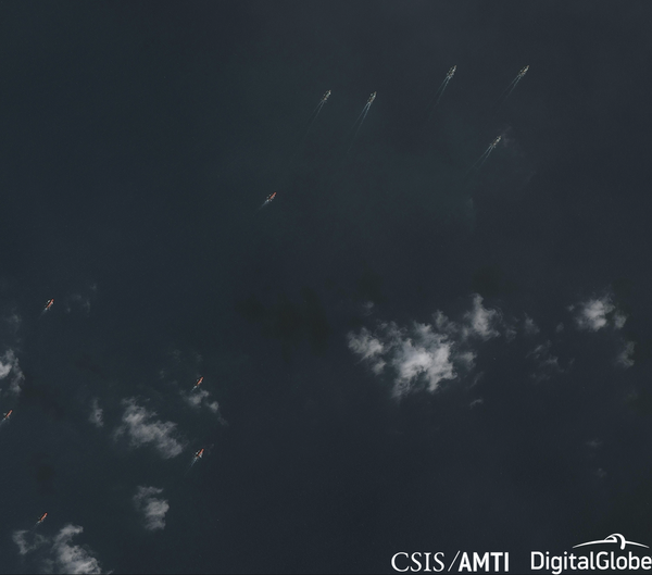 Ships transiting from Subi Reef to Thitu Island, Dec 20 2018 Ships transiting from Subi Reef to Thitu Island, Dec 20 2018 - Sputnik International