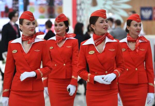 Sky-High Glamour: Russian & Soviet Air Hostesses Sky-High Glamour: Russian & Soviet Air Hostesses - Sputnik International