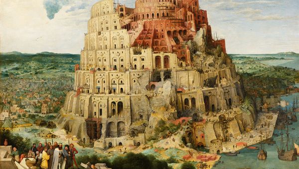 Pieter Bruegel the Elder - The Tower of Babel, 1563 (Vienna). - Sputnik International
