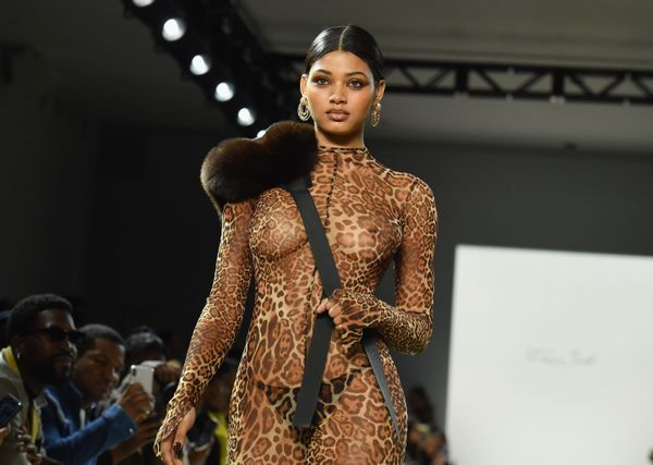 A Model At LaQuan Smith's Show During New York Fashion Week - Sputnik International