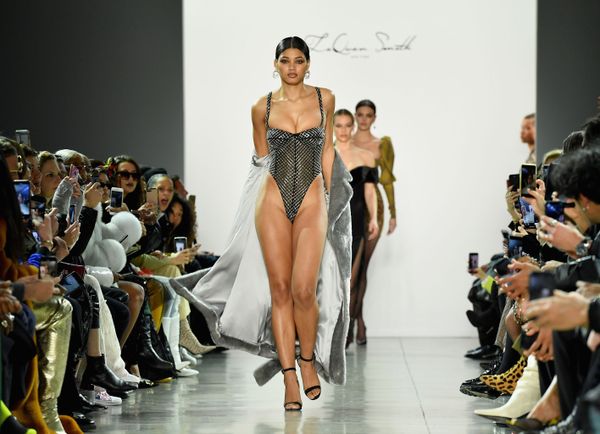 A Model At LaQuan Smith's Show During New York Fashion Week - Sputnik International