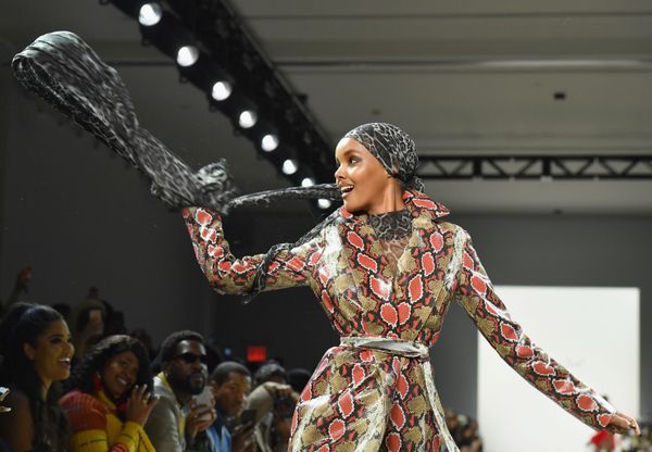 A Model At LaQuan Smith's Show During New York Fashion Week - Sputnik International