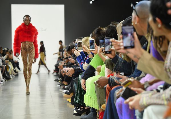 A Model At LaQuan Smith's Show During New York Fashion Week - Sputnik International