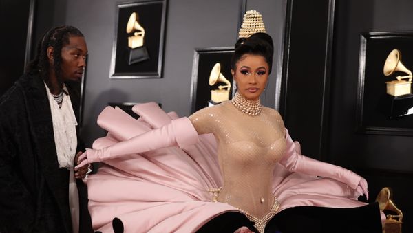 61st Grammy Awards - Arrivals - Los Angeles, California, U.S., February 10, 2019 - Offset and Cardi B - Sputnik International