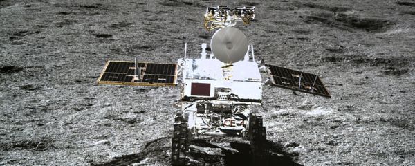In this photo provided Jan. 12, 2019, by China National Space Administration via Xinhua News Agency, the rover Yutu-2 is seen in a photo taken by the lander of the Chang'e-4 probe on Jan. 11, 2019 - Sputnik International