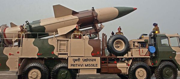An Indian army vehicle carrying an Prithvi missile takes part in the Army Day parade in New Delhi (File) An Indian army vehicle carrying an Prithvi missile takes part in the Army Day parade in New Delhi (File) - Sputnik International