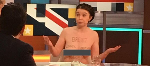 Naked Brexit Protester Shares Her Way of Exposing the Truth About Brexit | Good Morning Britain Naked Brexit Protester Shares Her Way of Exposing the Truth About Brexit | Good Morning Britain - Sputnik International