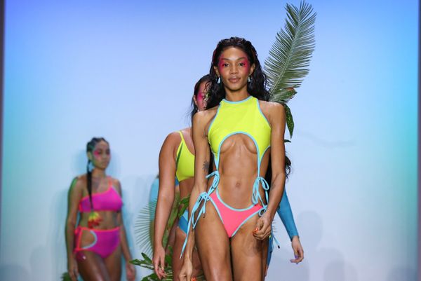 A Model Presents a creation from the Chromat Collection During the New York Fashion Week - Sputnik International