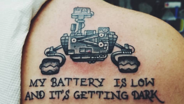 Mars rover tattoo - Sputnik International