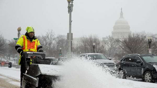 Snow storm acr0ss US - Sputnik International
