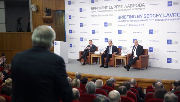 Briefing of the Russian Foreign Minister S. Lavrov Briefing of the Russian Foreign Minister S. Lavrov - Sputnik International