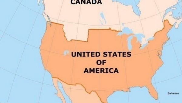 Screengrab of map from petition to sell Montana to Canada. - Sputnik International