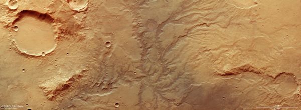 Dried out river valley network on Mars Dried out river valley network on Mars - Sputnik International