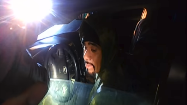 California's Napa County Sheriff's Office releases footage showing armed suspect attempting to kill Deputy Riley Jarecki - Sputnik International