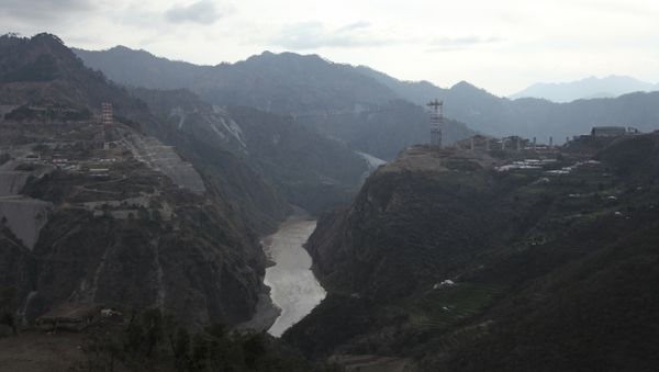 Railway Bridge Across Chenab River, Kashmir, India - Sputnik International
