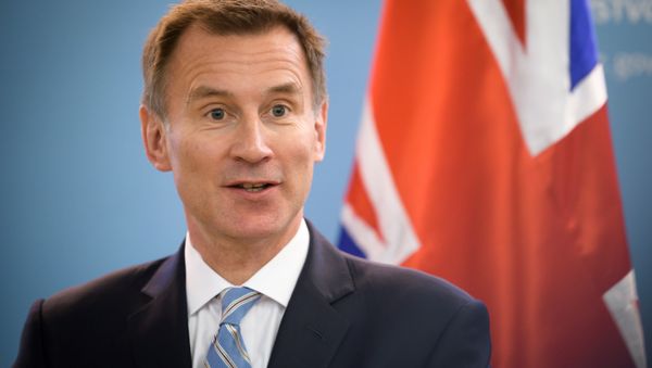 Britain's Foreign Secretary Jeremy Hunt holds a press conference following a meeting with his Slovenian counterpart on February 21, 2019, in Ljubljana - Sputnik International