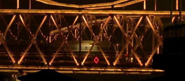 In this image taken from video footage, a train similar to ones seen during previous visits to China by North Korean leader Kim Jong Un crosses the Friendship Bridge from North Korea into China as seen from Dandong in northeastern China's Liaoning Province, Saturday, Feb. 23, 2019. A train similar to one used in the past by Kim Jong Un entered China on Saturday evening, possibly carrying the North Korean leader on a journey to Vietnam's capital for his summit with President Donald Trump - Sputnik International