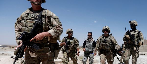 US troops patrol at an Afghan National Army (ANA) Base in Logar province, Afghanistan US troops patrol at an Afghan National Army (ANA) Base in Logar province, Afghanistan - Sputnik International