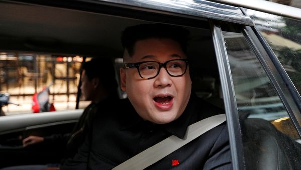 Howard X, an Australian impersonating North Korean leader Kim Jong Un Howard X, an Australian impersonating North Korean leader Kim Jong Un - Sputnik International