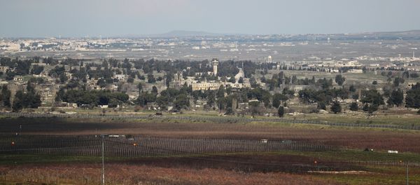 A general view of the Israeli-Syrian border is seen from the Israeli-occupied Golan Heights A general view of the Israeli-Syrian border is seen from the Israeli-occupied Golan Heights - Sputnik International