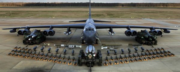 Munitions on display show the full capabilities of the B-52 Stratofortress. Munitions on display show the full capabilities of the B-52 Stratofortress. - Sputnik International