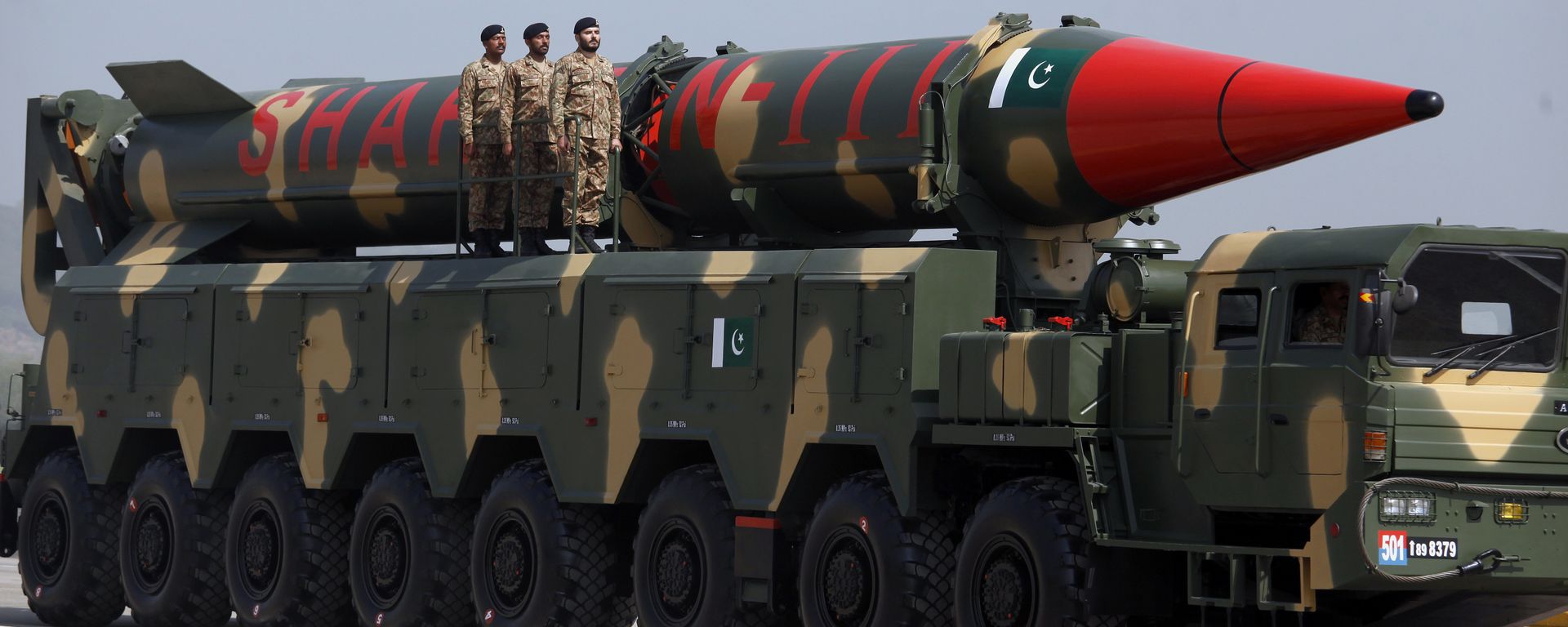 A Pakistani-made Shaheen-III missile, that is capable of carrying nuclear warheads, is on display during a military parade in Islamabad, Pakistan, Friday, March 23, 2018 A Pakistani-made Shaheen-III missile, that is capable of carrying nuclear warheads, is on display during a military parade in Islamabad, Pakistan, Friday, March 23, 2018 - Sputnik International, 1920, 28.08.2021