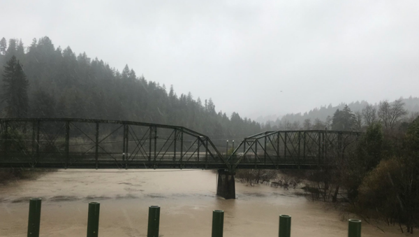 Russian River rising in northern California - Sputnik International