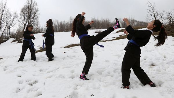 Karate Training Exercises in Iraq - Sputnik International